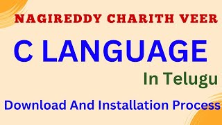 C Language Download And Installation  C Language In Telugu [upl. by Roper]