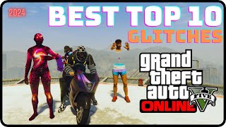 GTA 5 Online  “BEST 10 WORKING GLITCHES” 169  Invisible Body Speed glitches and more  2024 [upl. by Ahsennod]