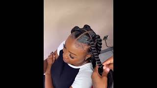 Jumbo twist braids tutorial [upl. by Featherstone]