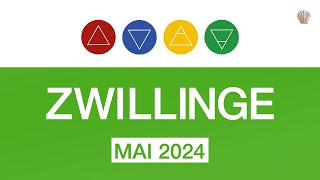 ZWILLINGE ♊️ MAI 2024 quotEIN WUNSCH GEHT IN ERFÜLLUNG 💫quot  TAROT MONATSLEGUNG KARTENLEGUNG [upl. by Dara]