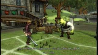 Shrek The Third Xbox 360 100 Walkthrough  Part 8 [upl. by Erdnaxela]