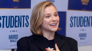 Chloe Grace Moretz comes out as gay in passionate post supporting Kamala Harris [upl. by Yrrek]