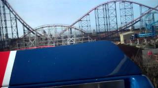 Pepsi Max Big One On amp Off Ride With New Trains At Pleasure Beach Blackpool [upl. by Luby70]