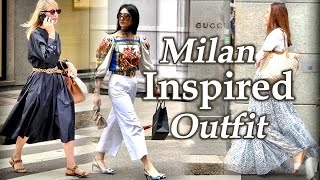 Milan Inspired Street Style Fashion  Cozy Summer Outfit amp Stylish Looks  Sidewalk Milan [upl. by Anauqahc]