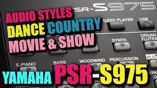 Yamaha PSRS975  Bring the House DOWN Audio Styles [upl. by Aerdnac]