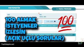 7Sınıf Matematik 1Dönem 1Yazılı [upl. by Nwahsyar430]