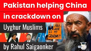 Pakistan supports China in suppressing Uyghur Muslims of Xinjiang  Geopolitics Current Affairs UPSC [upl. by Nnaynaffit598]