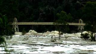 Launcestons Cataract Gorge in flood [upl. by Knick353]