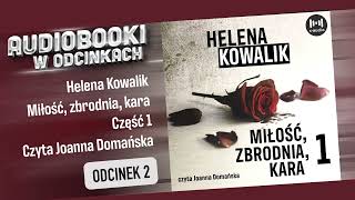 MIłość zbrodnia kara Cz1  Helena Kowalik  AudiobookPL 2 [upl. by Ardnalak]