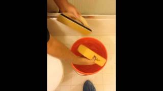 How to regrout a shower [upl. by Wootan]