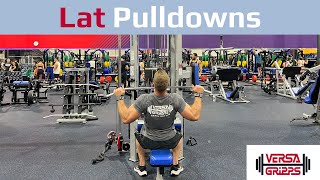 Lat Pulldowns with Versa Gripps [upl. by Nerty194]