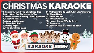 Christmas Songs Karaoke Medley [upl. by Elbertine647]