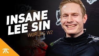 What happens when Broxah picks Lee Sin  Fnatic Highlights Worlds W2 [upl. by Ali]