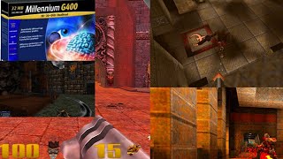 Matrox Millennium G400  Running GLQuake  GLHexen II  Quake 2  Quake 3 Arena  DEMO amp FPS [upl. by Rita]