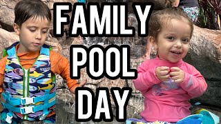 Family Pool Day Vlog 💦 [upl. by Daenis987]