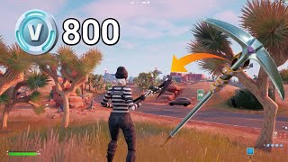 Studded Axe Pickaxe Gameplay in Fortnite Sound Test  Review Should You Buy [upl. by Maillliw549]