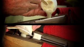 How to Reinforce and Stabilize the Forend on a Wood Rifle Stock  MidwayUSA Gunsmithing [upl. by Elrod]