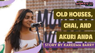 Food That Reminds Me Of Home  Kareema Barry  Spoken Fest 2022  Storytelling [upl. by Stoat]