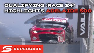 Qualifying Race 24 Highlights  VAILO Adelaide 500  2024 Repco Supercars Championship [upl. by Wylen]