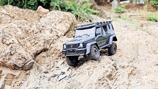 Black body Super Scale RC 18 Mercedes Brabus G550 Off Road Adventure [upl. by Carmena]