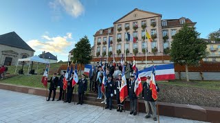 Inauguration de la première phase du centrebourg requalifié de Bitche [upl. by Icnarf]