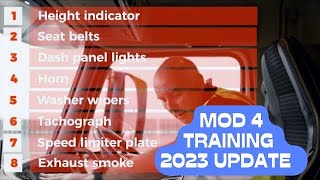 Lorry CPC Training with Chains Module 4 Test Preparation for 2023 [upl. by Anaihsat]