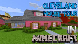 Minecraft Family Guy Cleveland Brown Quahog House Tour [upl. by Hedi]