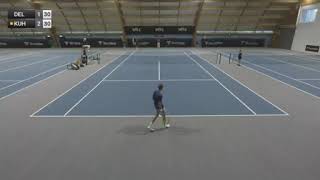 Dellavedova Matthew v Kuhar Matt  M15 Wellington only 1°set [upl. by Ellened]