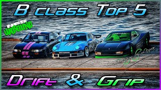 B Class  TOP 5 BEST CARS  THE META  NEED FOR SPEED UNBOUND [upl. by Revlis326]