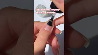 How long will my peel base last peeloff untnails nailpolish dippowder nailremover removenails [upl. by Jocelyn]