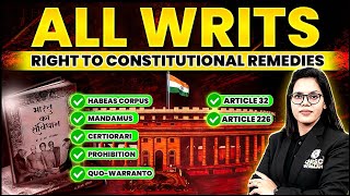 Types of Writs Explained  Habeas Corpus  Mandamus  Certiorari  Prohibition  QuoWarranto [upl. by Anoik]