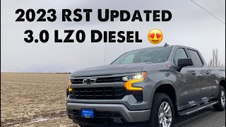 2023 RST 30 Duramax 060 and Walk Around Review Is it the best Diesel LZ0 Chevy Silverado [upl. by Cissy335]