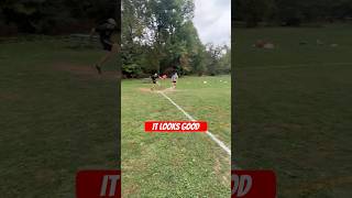 A line out to first base youtubeshorts soccer kickball [upl. by Latsirhc202]