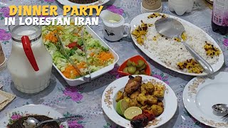 Dinner party in Lorestan  An Evening of Food and FriendshipDinner  A Taste of Lorestan [upl. by Daub]