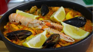 PAELLA DE MARISCO paso a paso [upl. by Maggee736]