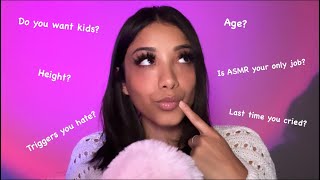 ASMR QampA❓Answering Your Questions clicky whispers [upl. by Lanita]