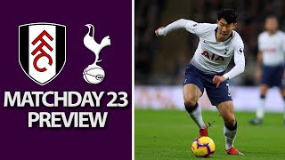 Fulham v Tottenham  PREMIER LEAGUE MATCH PREVIEW  12019  NBC Sports [upl. by Ian]