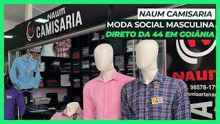 NAUM CAMISARIA  FABRICANTE DE CAMISETAS NA 44 GOIANIA [upl. by Kemble]