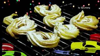 Easy Homemade French Crullers Recipe  Little Chef Lintang [upl. by Olnay824]