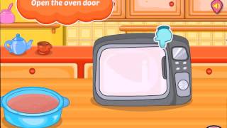 Hello Kitty Strawberry Cheesecake Cooking Game  Girls Games [upl. by Yecnahc]