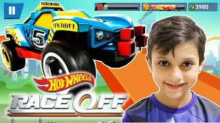 Jogo Hot Wheels Race Off Desafio Nível 1 ao 3 Carros Rip Rod Dawgzilla Duni it up [upl. by Mclain]