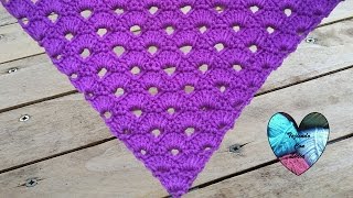 Hermoso chal tejido a crochet muy facil de tejer [upl. by Llabmik]