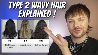 WHAT IS HAIR TYPE 2   How To Recognise Hair Type   Different Types Of Wavy Hair [upl. by Kila]