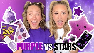 PURPLE 💜🦄🍇 VS STARS ⭐️✨💫 TARGET SHOPPING CHALLENGE [upl. by Chet]