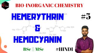 Hemerythrin  Hemocyanin  BIOINORGANIC CHEMISTRY  TEJAS PATA SIR [upl. by Varrian933]