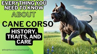 Everything You Need to Know About the Cane Corso History Traits and Care thecanecorsochannel [upl. by Nedle567]