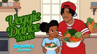 Veggie Dance Remix ft 2Rare  Eating Healthy with Gracie’s Corner  Kids Song  Nursery Rhymes [upl. by Olcott463]