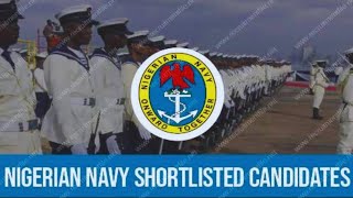 Nigerian Navy Batch 35 Shortlisted Candidates 20232024 SUCCESSFUL CANDIDATES [upl. by Lindon]