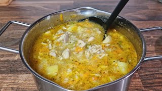 Mamas Rezept für Hühnersuppe mit Reis der Geschmack der Kindheit Schnell lecker [upl. by Eeramit]