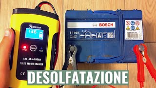 Ricaricare e desolfatare una batteria auto esausta [upl. by Sivrat827]